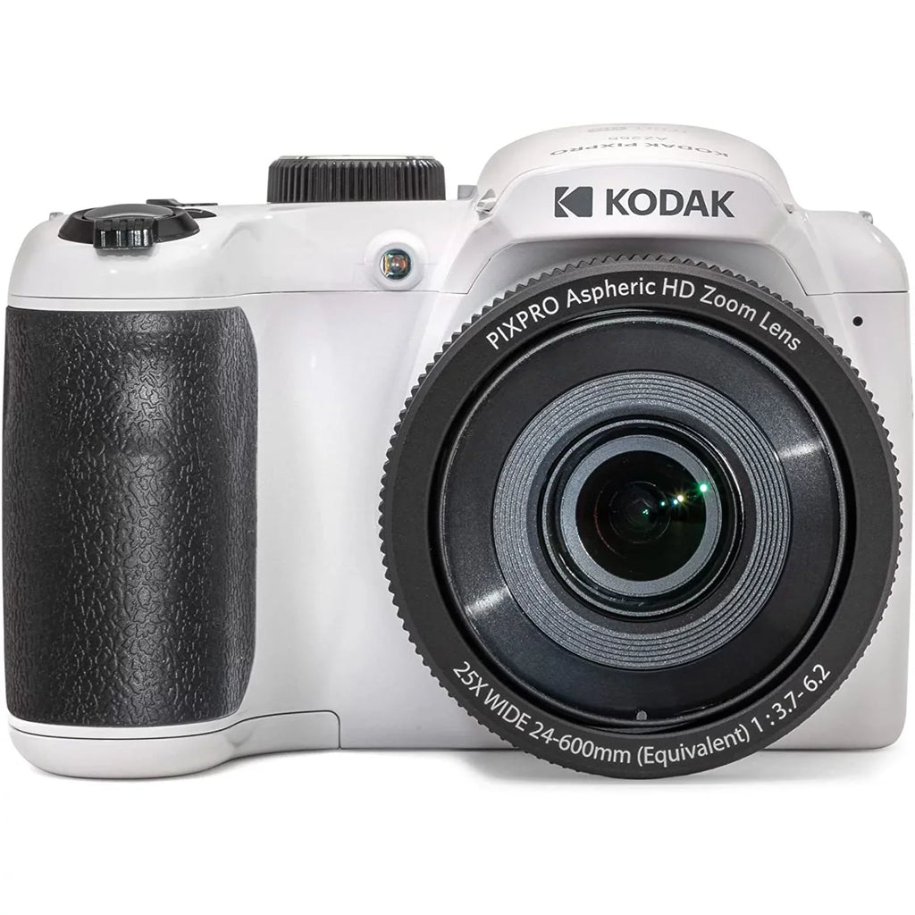 Camera 25X 800x Kodak Lexar with White Bundle Zoom, Memory Zoom Photo 32GB UHS-I Bag 16MP PIXPRO + Deco High-Performance Astro Card Digital Camera, Optical SDHC AZ255-WH