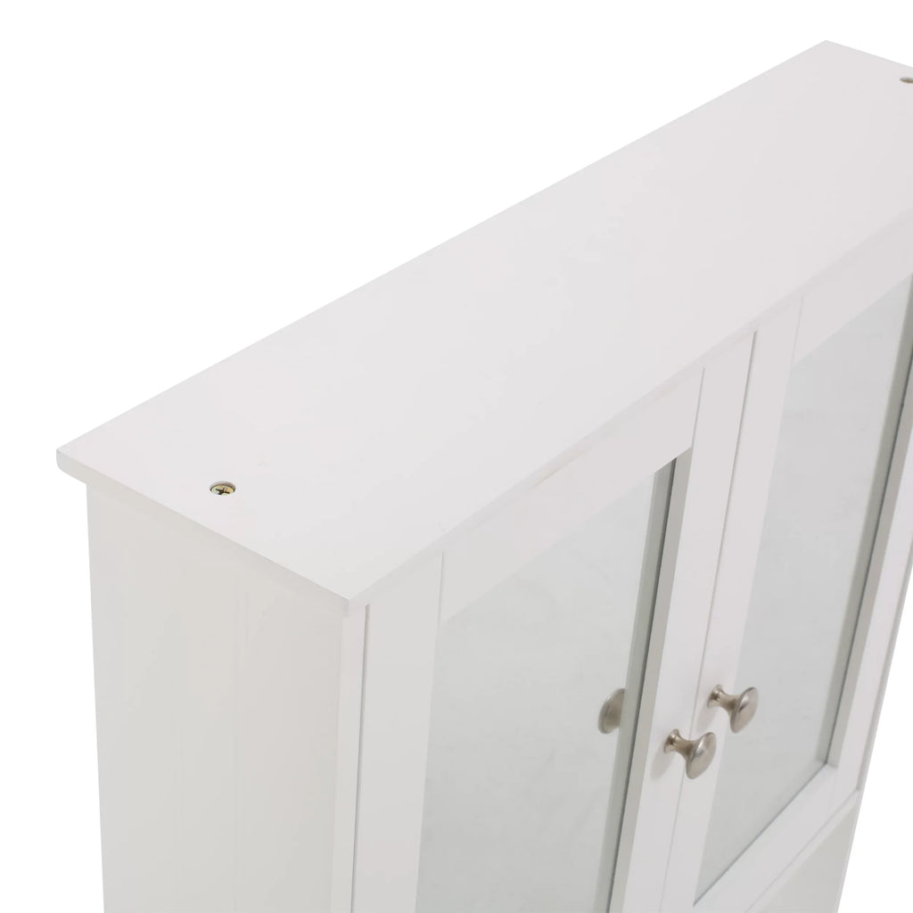Matte Cabinet Mirrors, Blaze Door 2 Medicine Modern with White House Noble