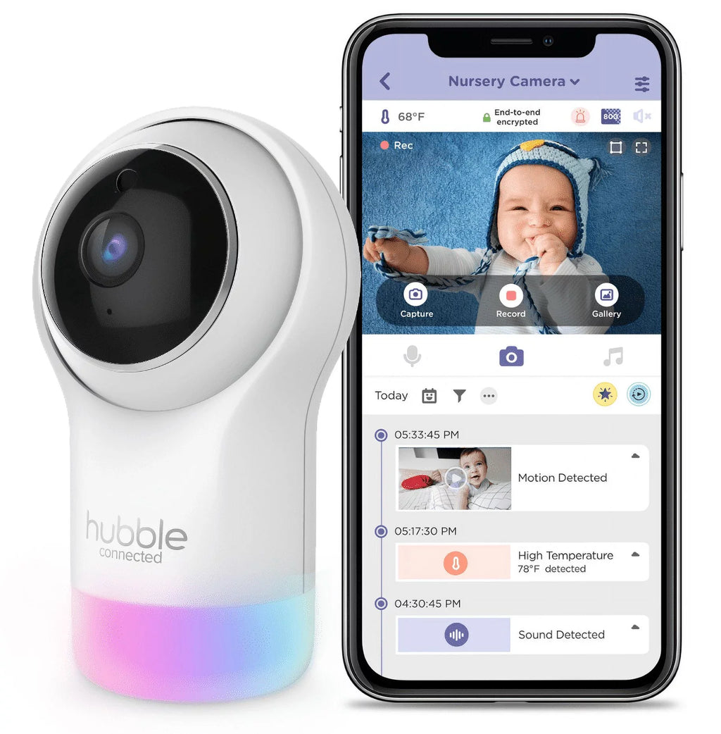 Connect Monitor Pan, Hubble Baby Wi-Fi Pal Zoom with Glow, Tilt, Function and Nursery