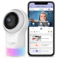 Connect Monitor Pan, Hubble Baby Wi-Fi Pal Zoom with Glow, Tilt, Function and Nursery