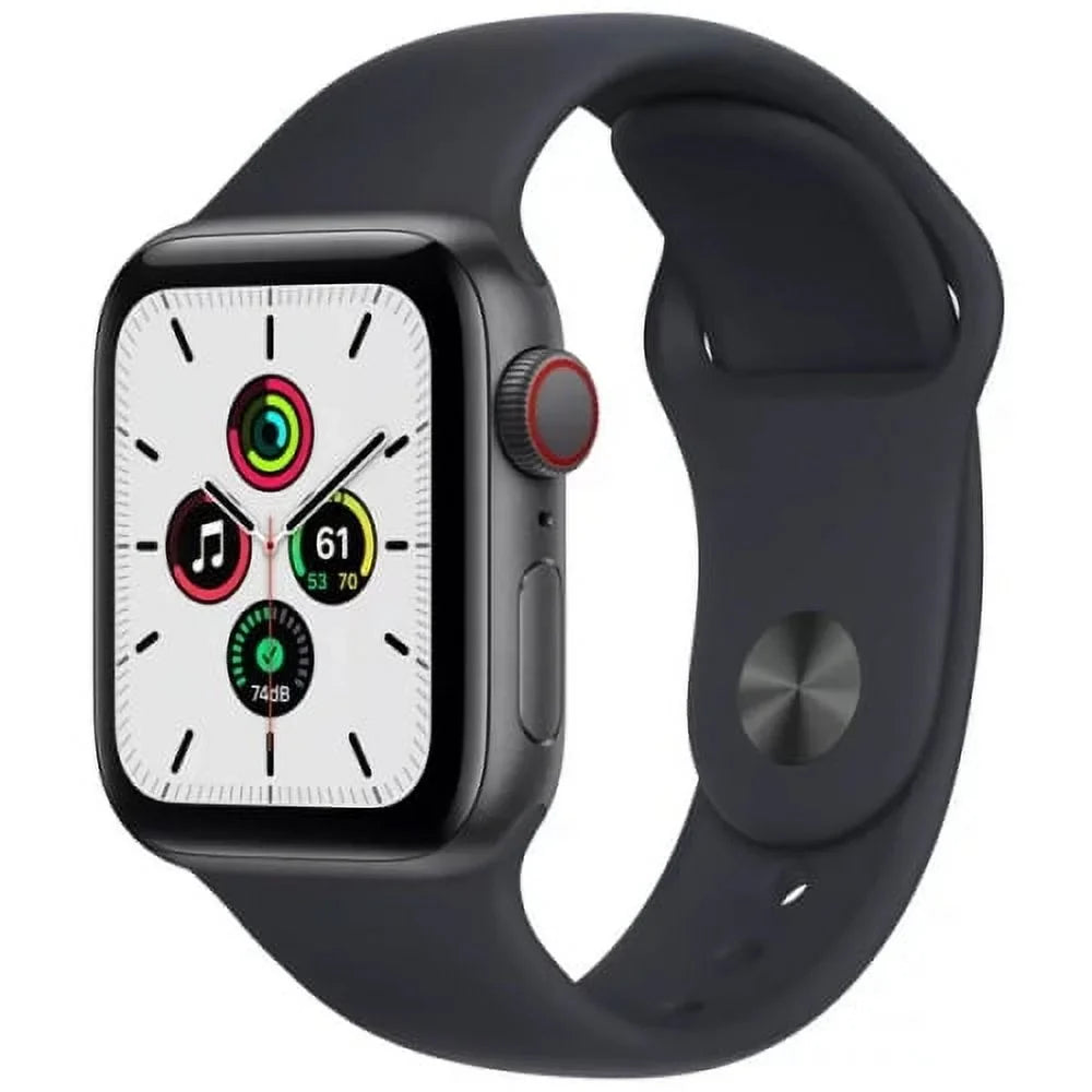 Space Sport GPS Case Gray 40mm Fair - - (2020) Watch + Cellular Aluminum Black Band SE Unlocked - Apple Pre-Owned