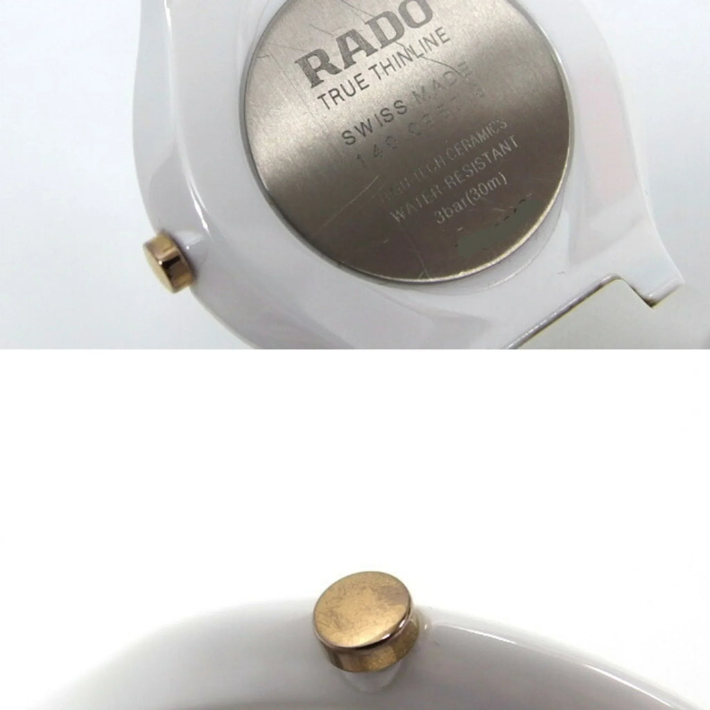 Pre-Owned Watch Quartz (Good) Thinline Men's True R27957109 White Rado