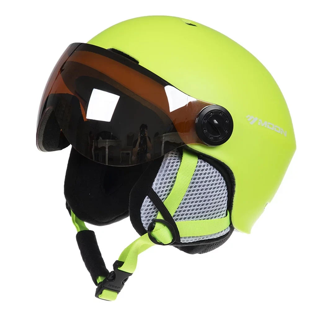 Skateboard Bike Helmets Skiing Windproof MOON Cycling Winter Motorcycle Adjustable Helmets Electric Women Safety Men Snowboard