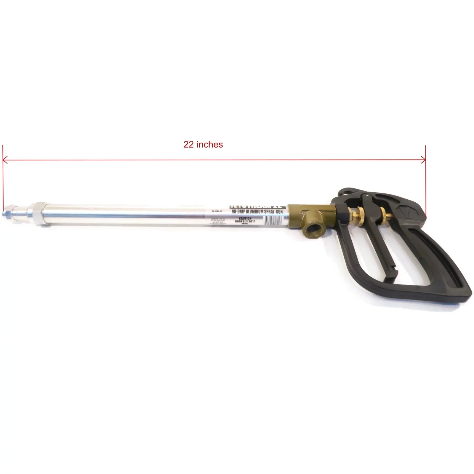 The Spray 22" Aluminum | JetStream ROP Trigger No-Drip - With Barrel Industrial Gun Shop Use
