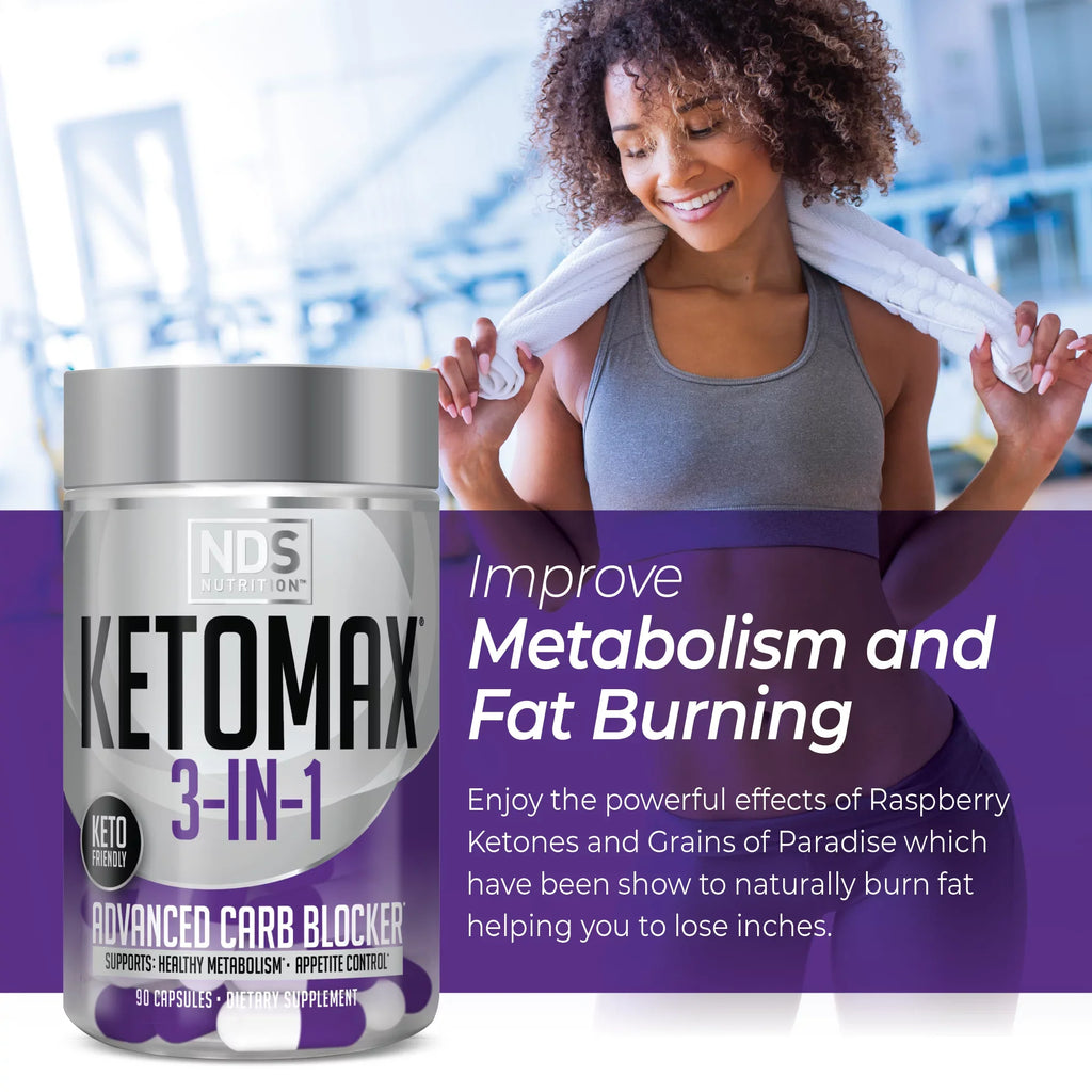 Bean, - Raspberry Support Appetite NDS Pills Ketones, and Suppressant (90 Loss Keto-Max Chitosan, Fat Carb Capsules) Keto White Advanced for Blocker - 3-in-1 Kidney Vanadium Nutrition -