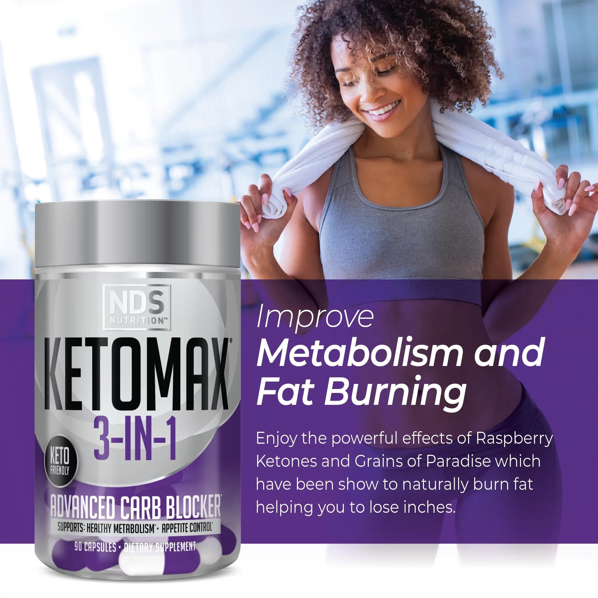 Bean, - Raspberry Support Appetite NDS Pills Ketones, and Suppressant (90 Loss Keto-Max Chitosan, Fat Carb Capsules) Keto White Advanced for Blocker - 3-in-1 Kidney Vanadium Nutrition -
