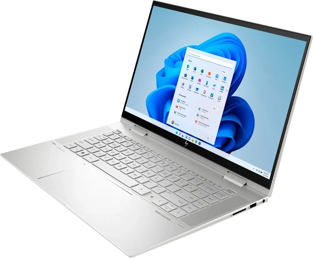 Xe 11 RAM, Generation i7-1260P,32GB Envy Home,Silver Intel Intel Touchscreen 1TB X360 Windows Newest HP SSD, Iris 2023 2-in-1 Graphics,Fingerprint 15.6" Core reader,Backlit Laptop,12th
