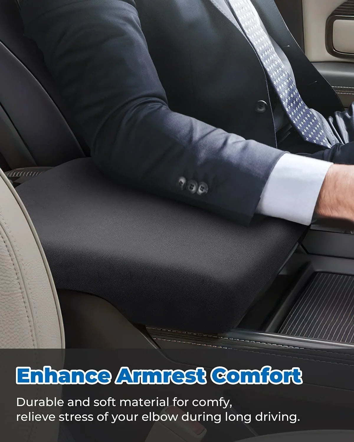 Cover 2023 Armrest with Center Console ISSYAUTO 3500 Ram Cover 2500 Console 1500 Compatible 2013-2022 Protector