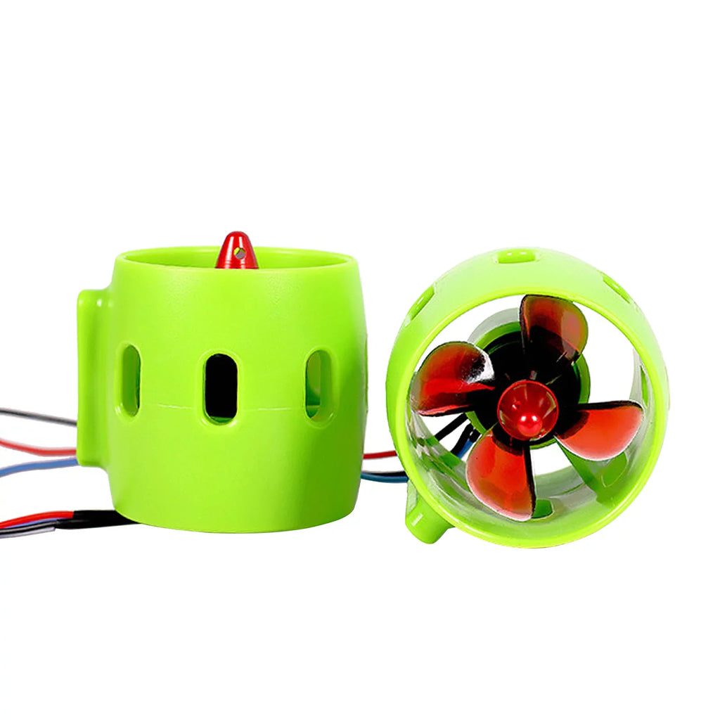 Nest 1000KV Clockwise Underwater OWSOO Drive Engine Motor Waterproof Brushless Ship Electric Bait Boat Motor for 4-Blade with 12-24V with Propellers