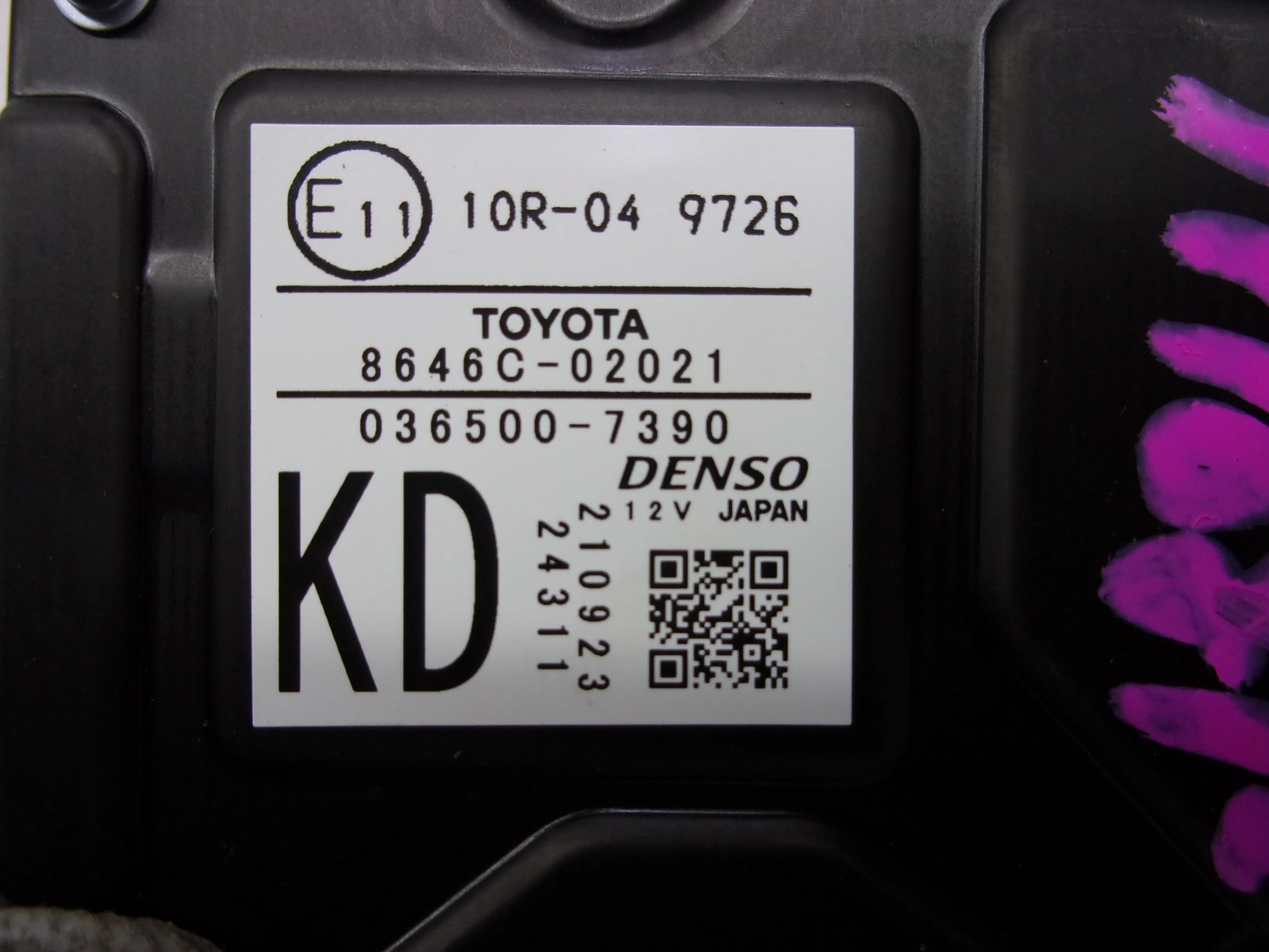 OEM Camera Toyota Lane Mtd View (Good) 2019-2023 Departure Forward Corolla Windshield Pre-Owned