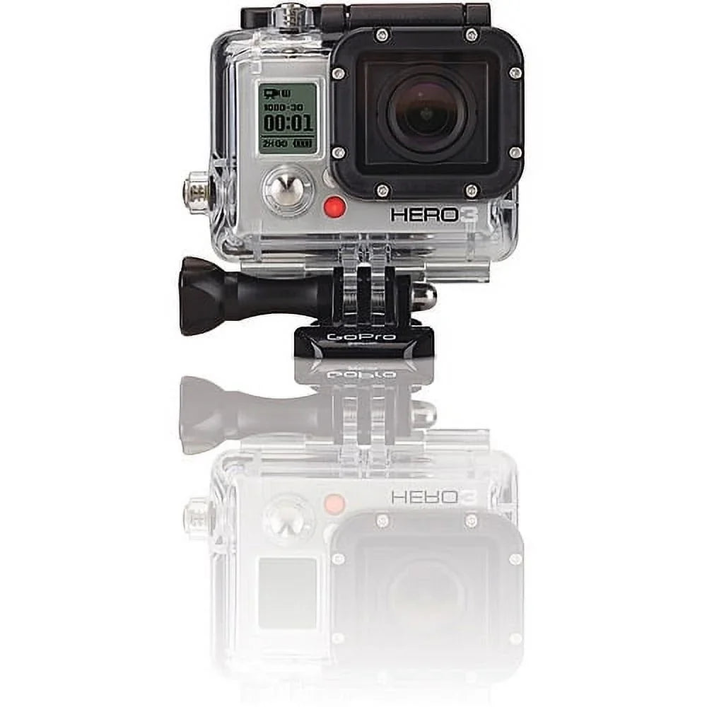 '- Silver GoPro CHDHE-301 Camcorder Refurbished HERO3