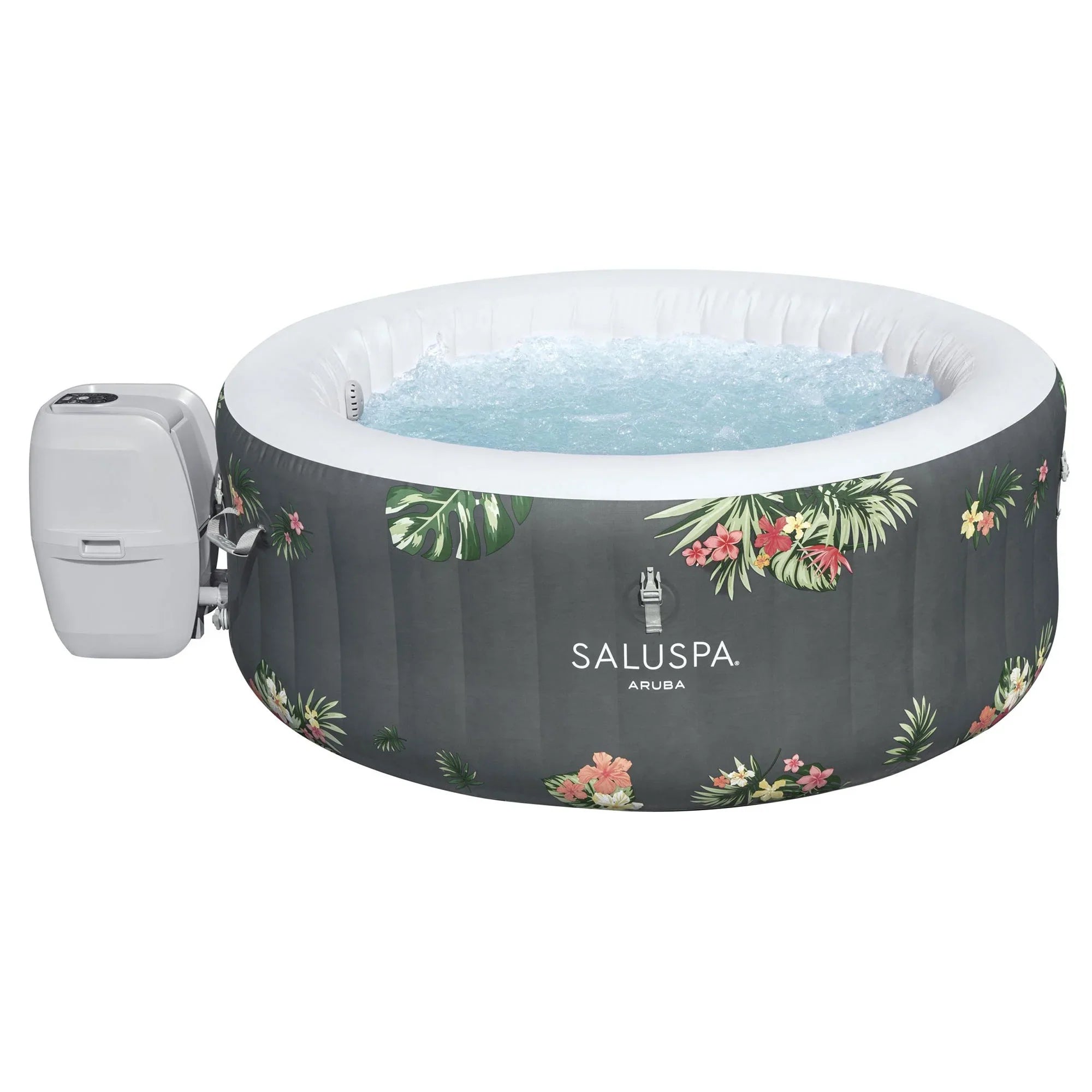 SaluSpa Inflatable Bestway with Canopy Shade Sun SaluSpa Aruba Tub Hot