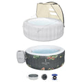 SaluSpa Inflatable Bestway with Canopy Shade Sun SaluSpa Aruba Tub Hot