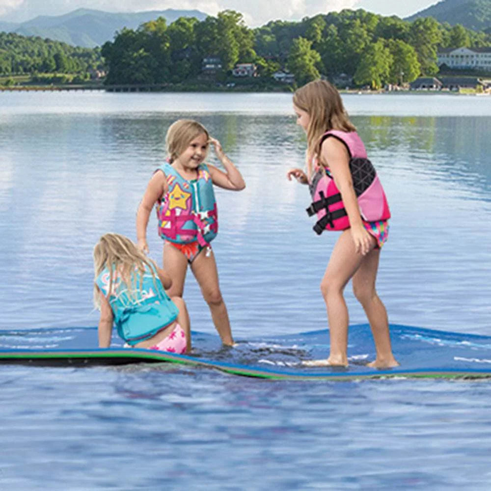 Roll 11 Flotation Airhead Lake Go 5 N x WaterMat Foot Device Swimming