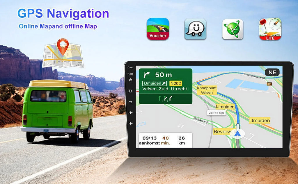 2+32GB 2005-2015 NAVI GPS Fit Radio Stereo Toyota Tacoma Android Car IPS BT 9" 13 1280*720 Carplay