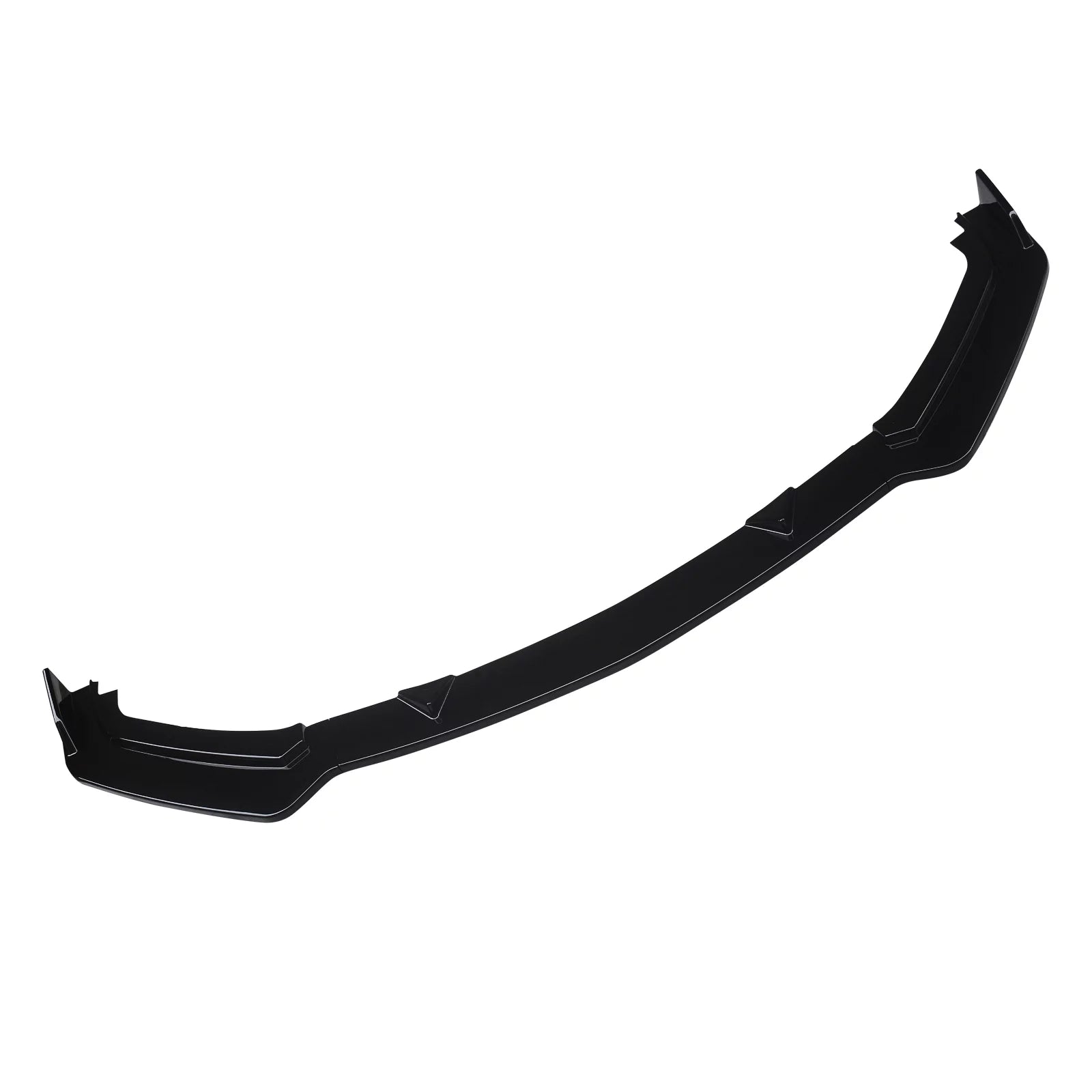 Lip Q60 Infiniti NINTE for Gloss Front 3PCS Bumper Black 2017-2023