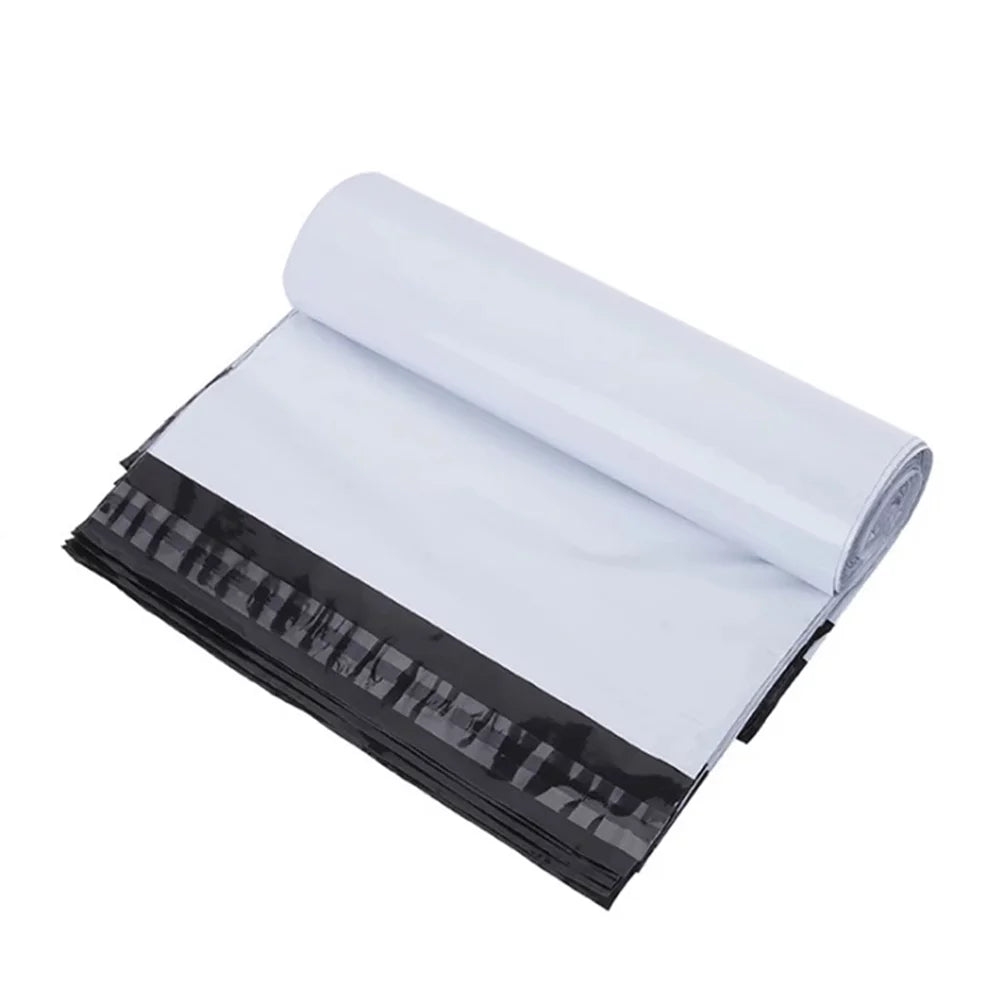 12x15.5 NefLaca 400 Pack Poly Mailers White