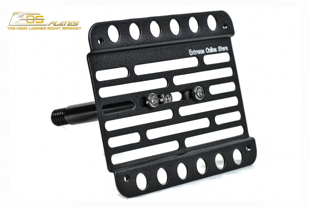 Hook Version Tow Store Online Extreme Mini Cooper Bracket for | Relocator Plate License Size) Replacement 1 Mount EOS Bumper Front Tow-119 Plate (Mid 2014-Present