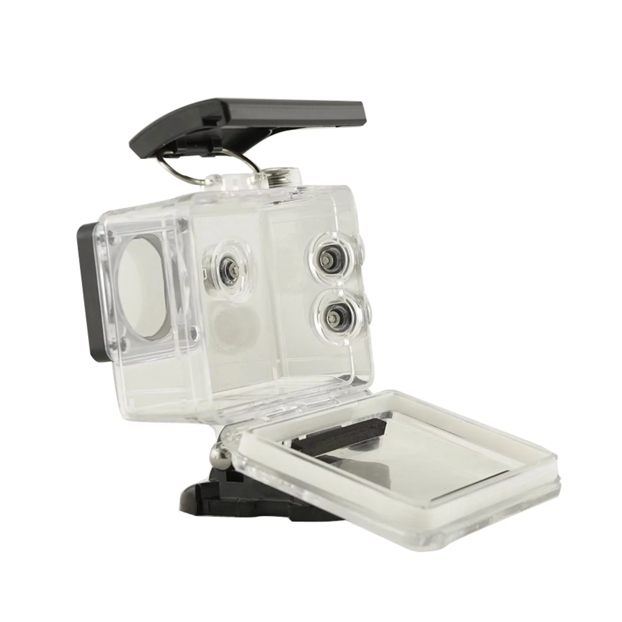 Included and Action with Crystal Adventure - WiFi Waterproof Video, Long-Lasting Record Case Our Every Clear Camera Sound, Silver 1080P