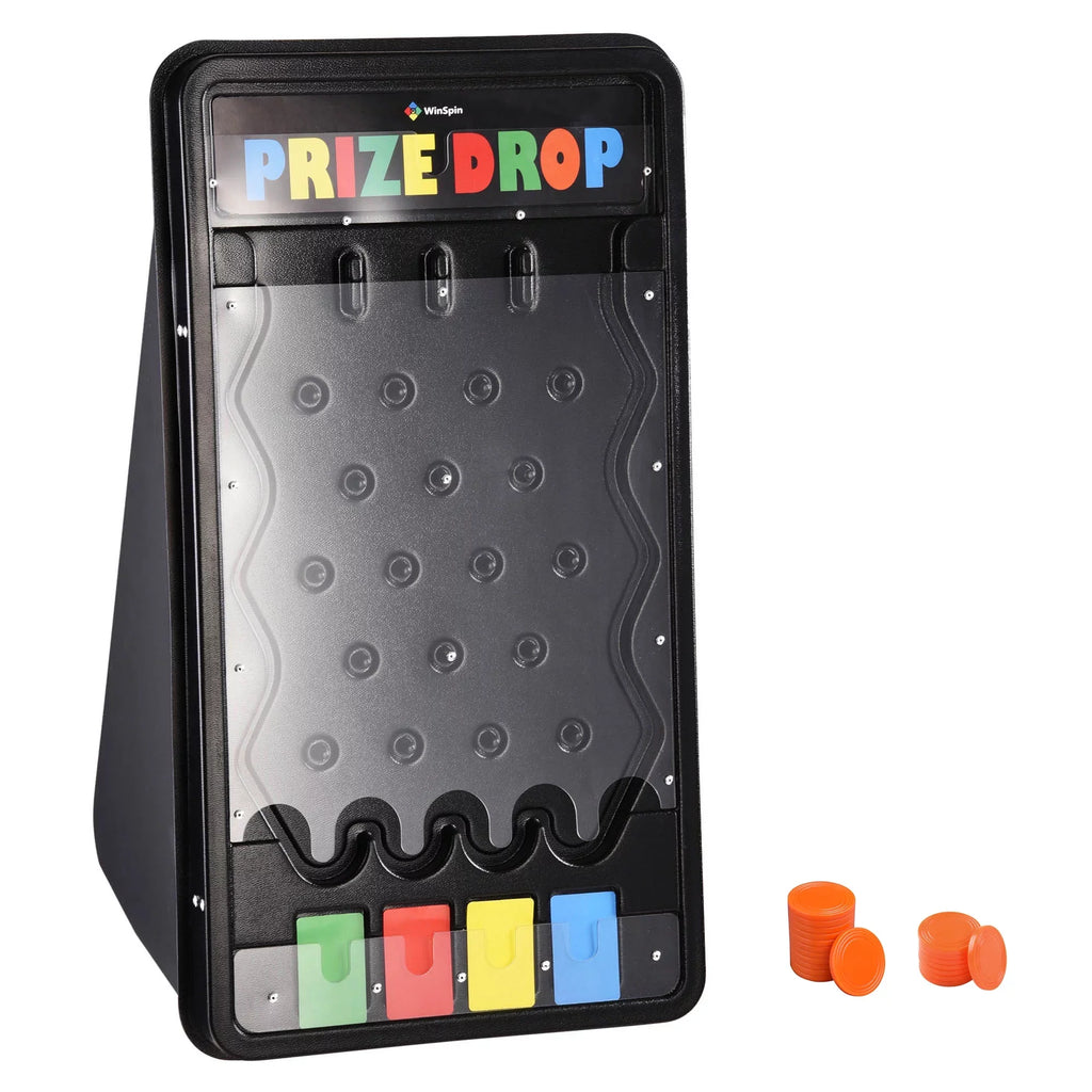 WinSpin Board Home Drop 25" Pucks Drop Tradeshow Prize w/20 Disk Game