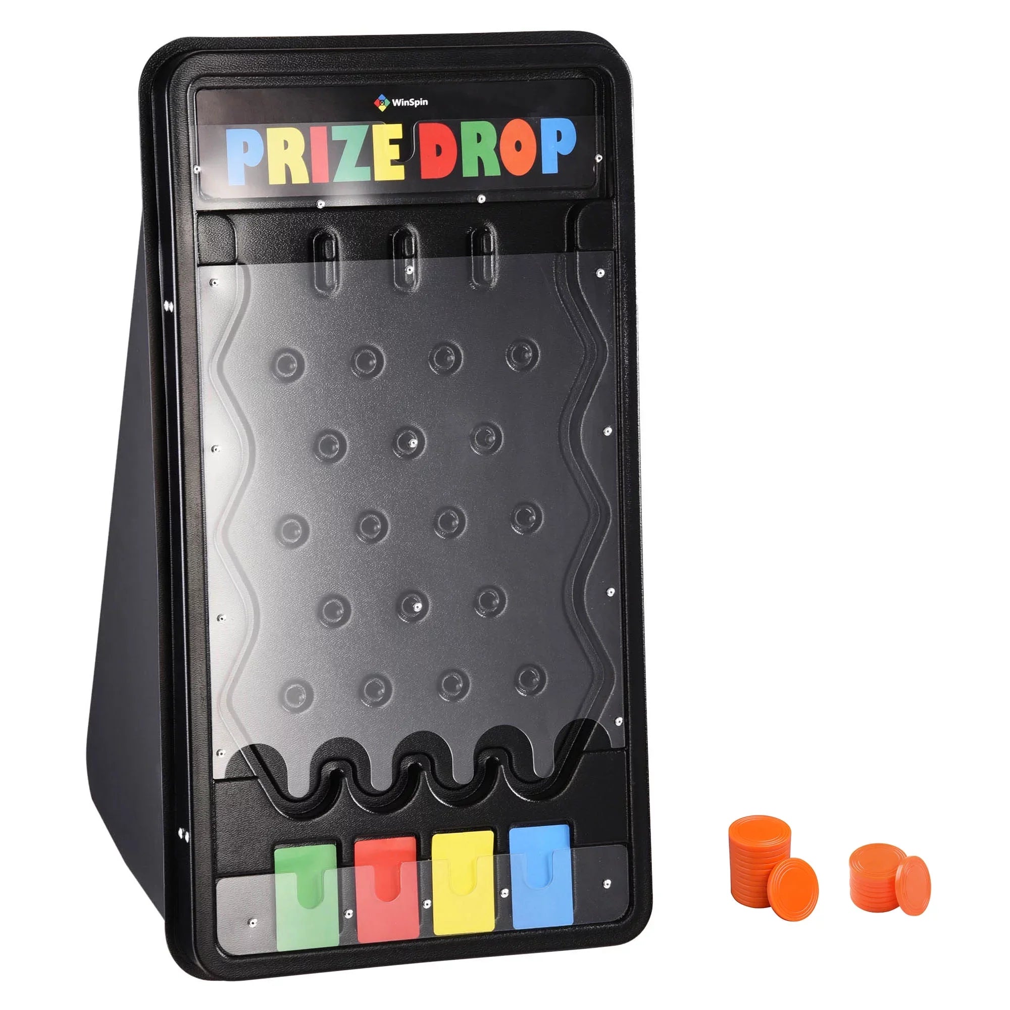 WinSpin Board Home Drop 25" Pucks Drop Tradeshow Prize w/20 Disk Game