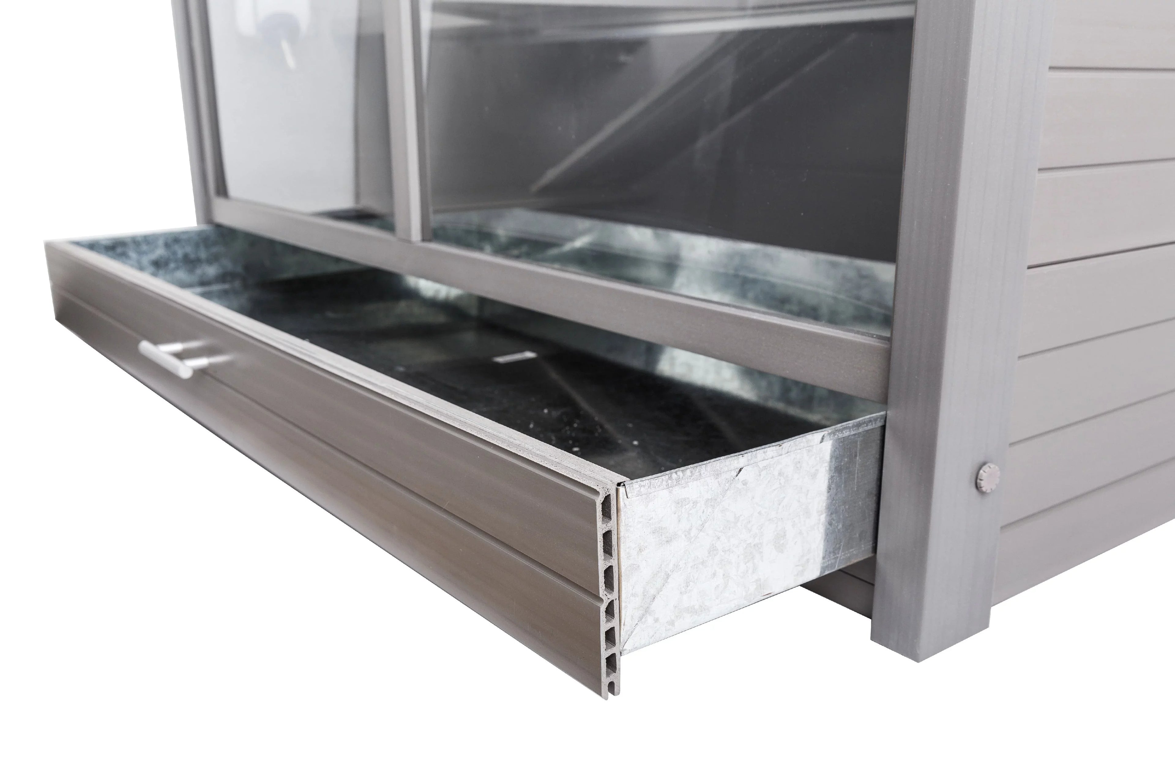 Jumbo Park Rabbit Grey Hutch ECOFLEX® Avenue Habitat-Nantucket Indoor