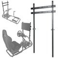 Frame Simulator Stand TV Stand Frame fit Adjustable Cockpit Cockpit Monitor Thrustmaster,Fanatec, Logitech Bracket Seat G27 G25 G923, Cockpit Display G29 Racing for G920 Racing FEIRO Without for