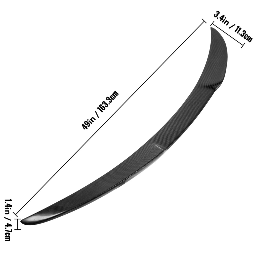 Honda Sedan Spoiler Civic VEVOR Wing Replacement Trunk 2011) Style - for ABS Rear 4-Door Boot Lip FRP(2006 MG