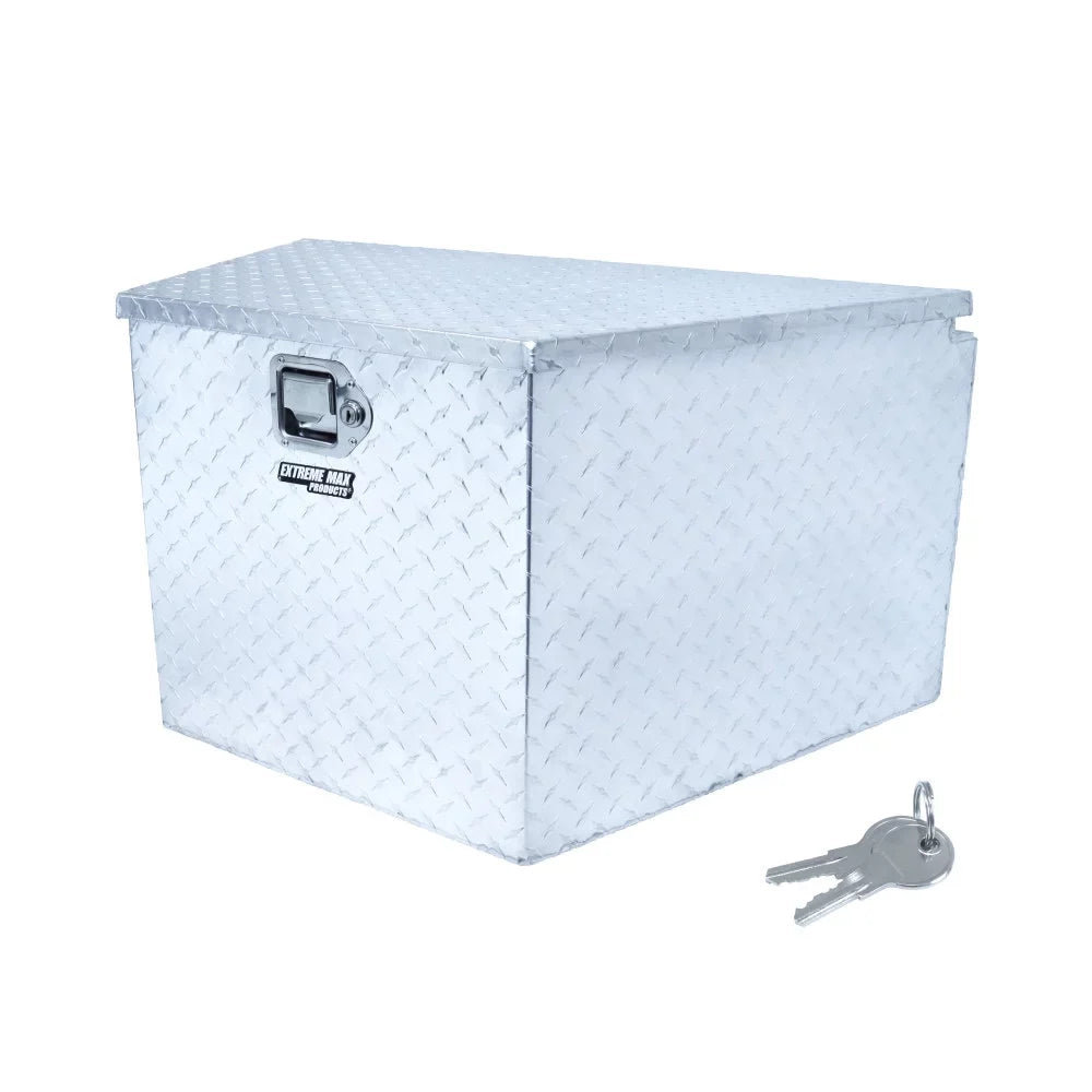 Trailers 5001.6097 Trailer Max Extreme Box Sport Tongue Storage and for Aluminum Utility Diamond-Plate Locking