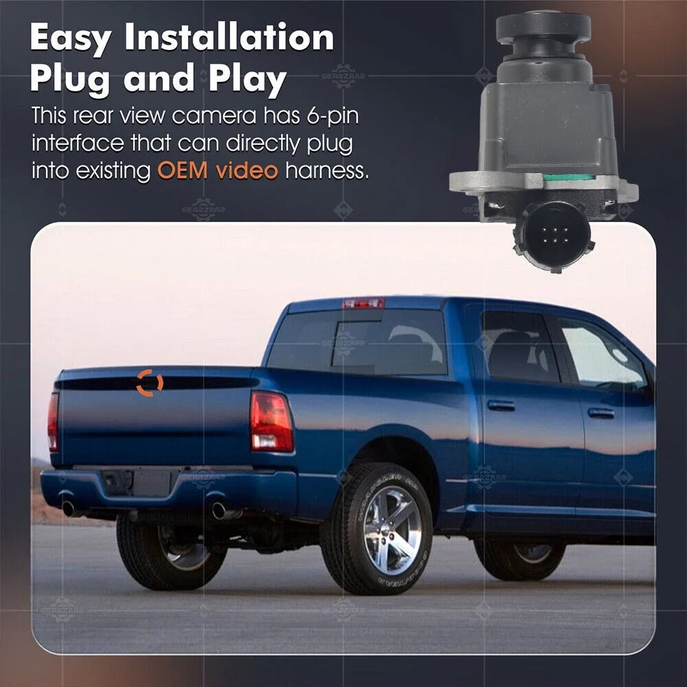 Camera 56038978AL Rear 13-17 For 4500 View 3500 Paddsun 2500 1500 Backup Dodge RAM