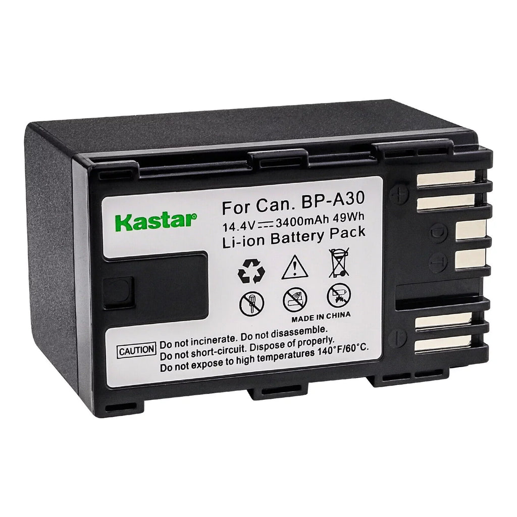 PL Cinema Replacement C220B, 2-Pack for EOS C200, 3400mAh Camera C300 Digital Camera, Canon Kastar C200B, EOS Cinema EOS Battery II EOS C300 EOS Mark BP-A30 Mark EOS III 14.4V