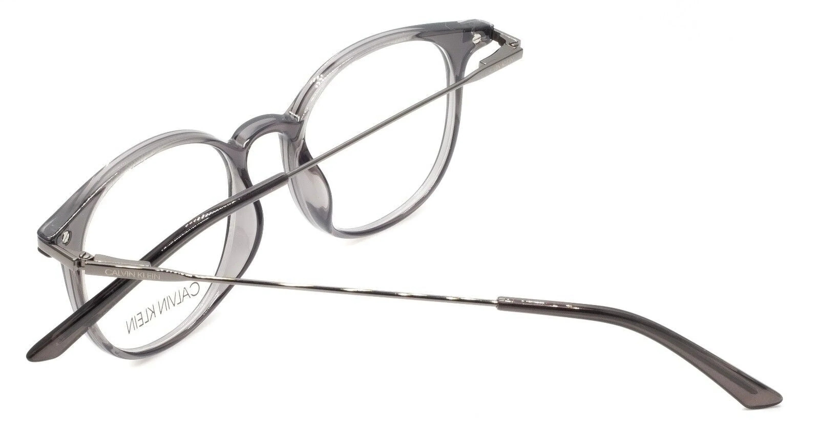 Charcoal Calvin Round 006 20704 Klein Crystal Women's Eyeglasses