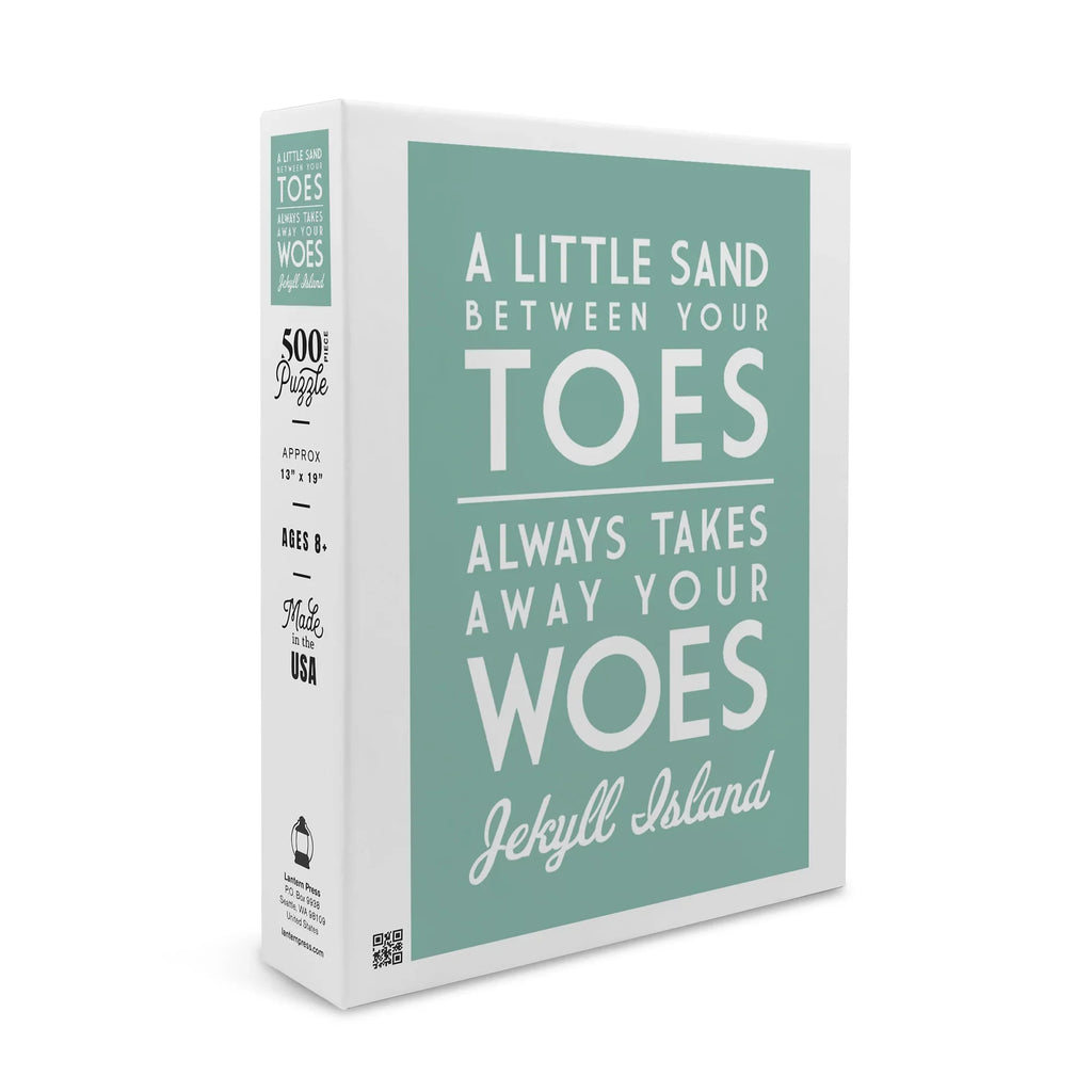 Little Piece (19x27 Your 500 Made USA) Between Georgia, for Premium Puzzle A Jigsaw Sand in Said Family, Simply inches, Adults Island, Toes, Jekyll and
