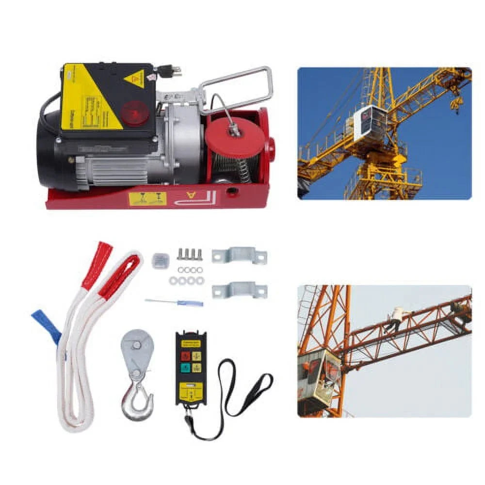 Wireless Control With 440 Winch Remote Crane Electric Hoist Professional LBS
