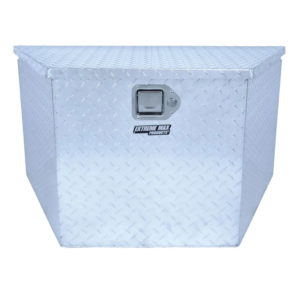 Trailers 5001.6097 Trailer Max Extreme Box Sport Tongue Storage and for Aluminum Utility Diamond-Plate Locking