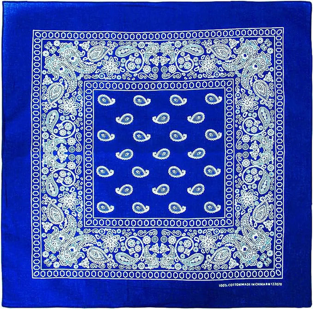 Men Bandana 100% and Women Cotton BASICO Bandanas for