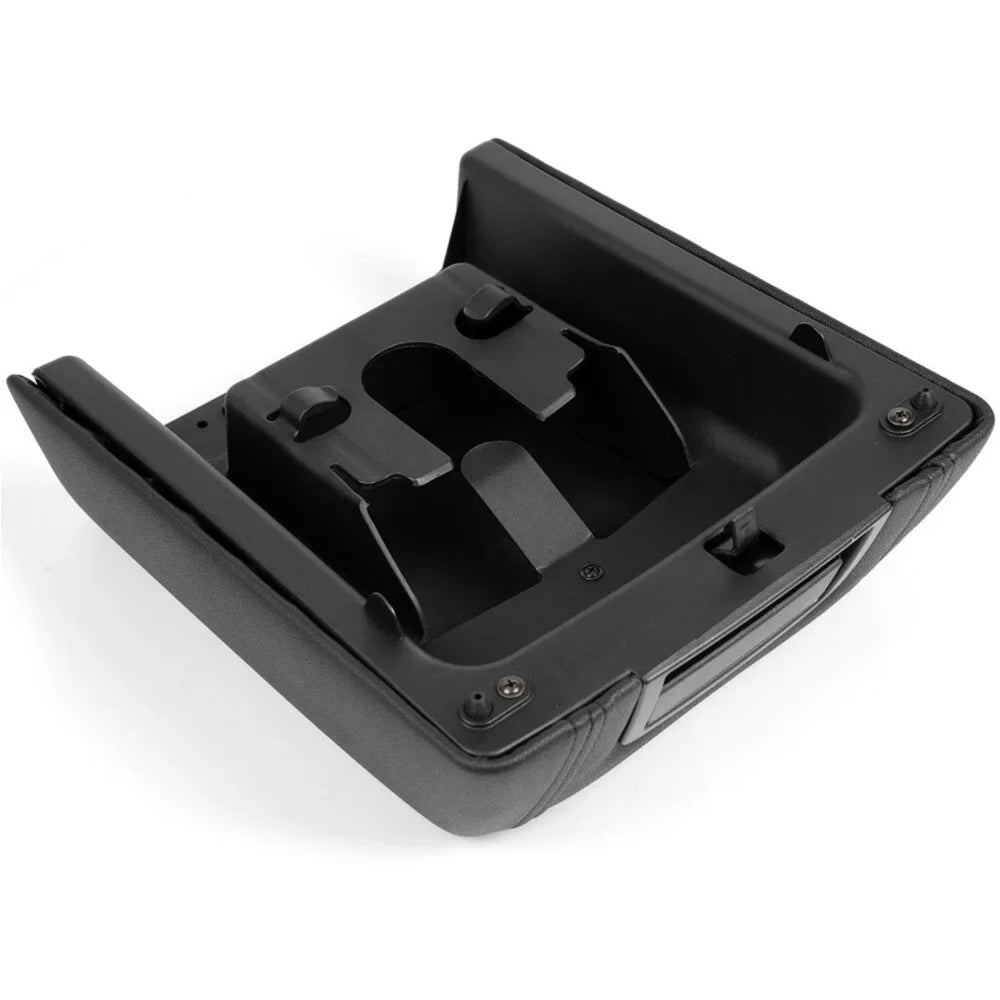 2004-2008 LEATHER Ford PAD BLACK CENTER For LID Teledu REST CONSOLE F-150 COVER ARM