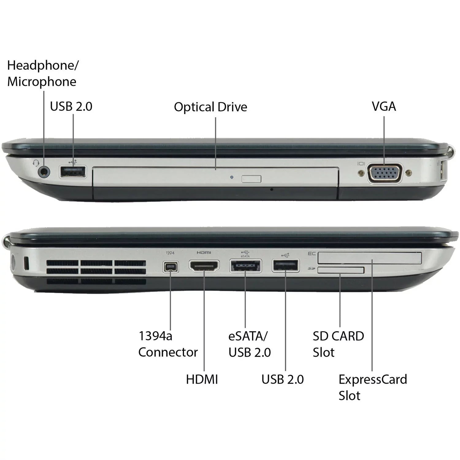 i5 and Core Home Windows 500GB 6GB Latitude Drive E5420 Processor, Memory, Intel Hard PC Black Restored (Refurbished) Laptop 10 with Dell 14"