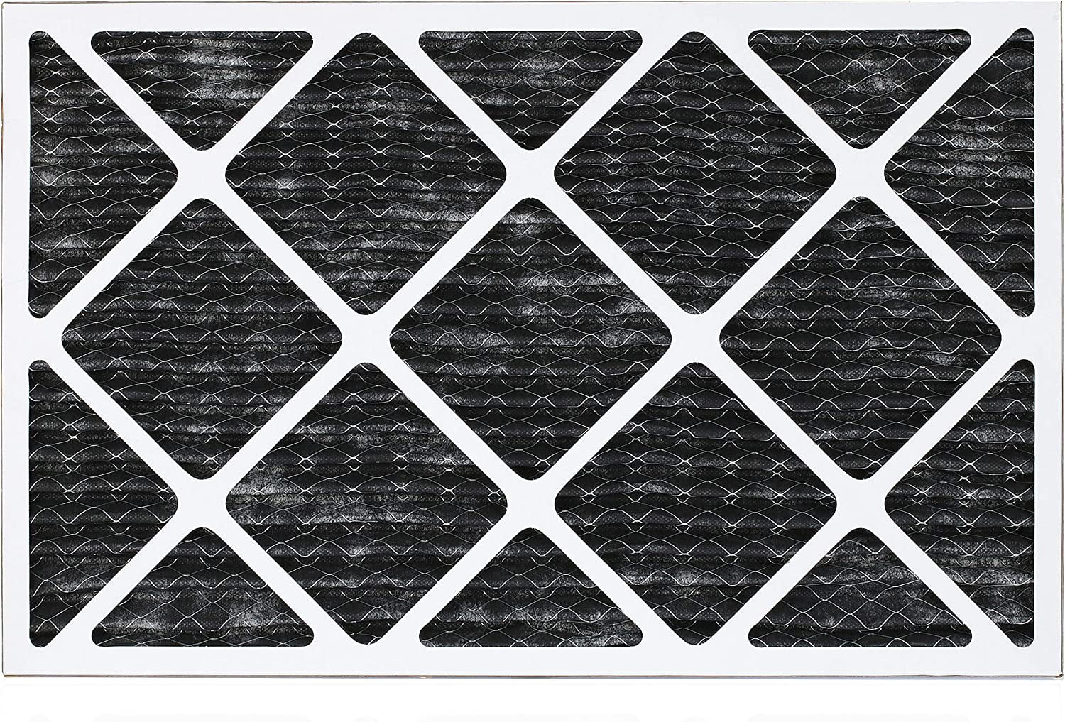 MERV (6-Pack) 8 HVAC Pleated Activated Filterbuy Furnace Air 16x24x1 Eliminator with Odor Carbon Filters AC