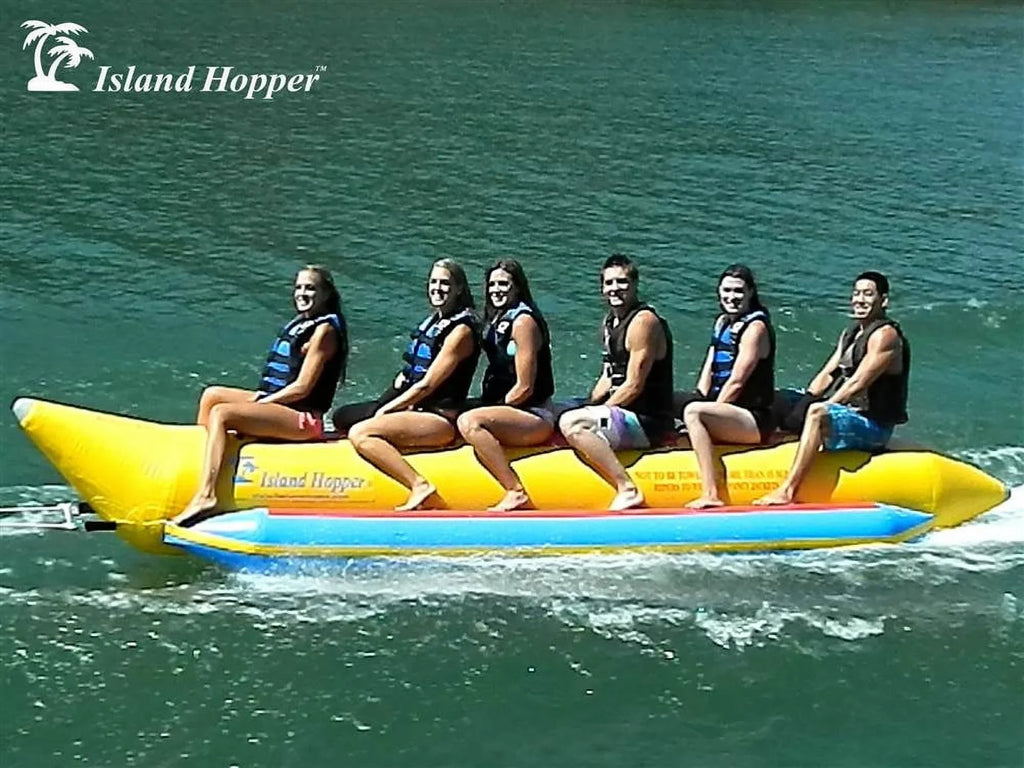 Heavy-Duty Boat In Inline Yellow Banana 6-Passenger