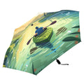 Windproof Size 50+ - UPF Boating Packable Landscape for To Umbrella Compact Rain Umbrella Travel Lightweight Arc 101 Boating- Folding