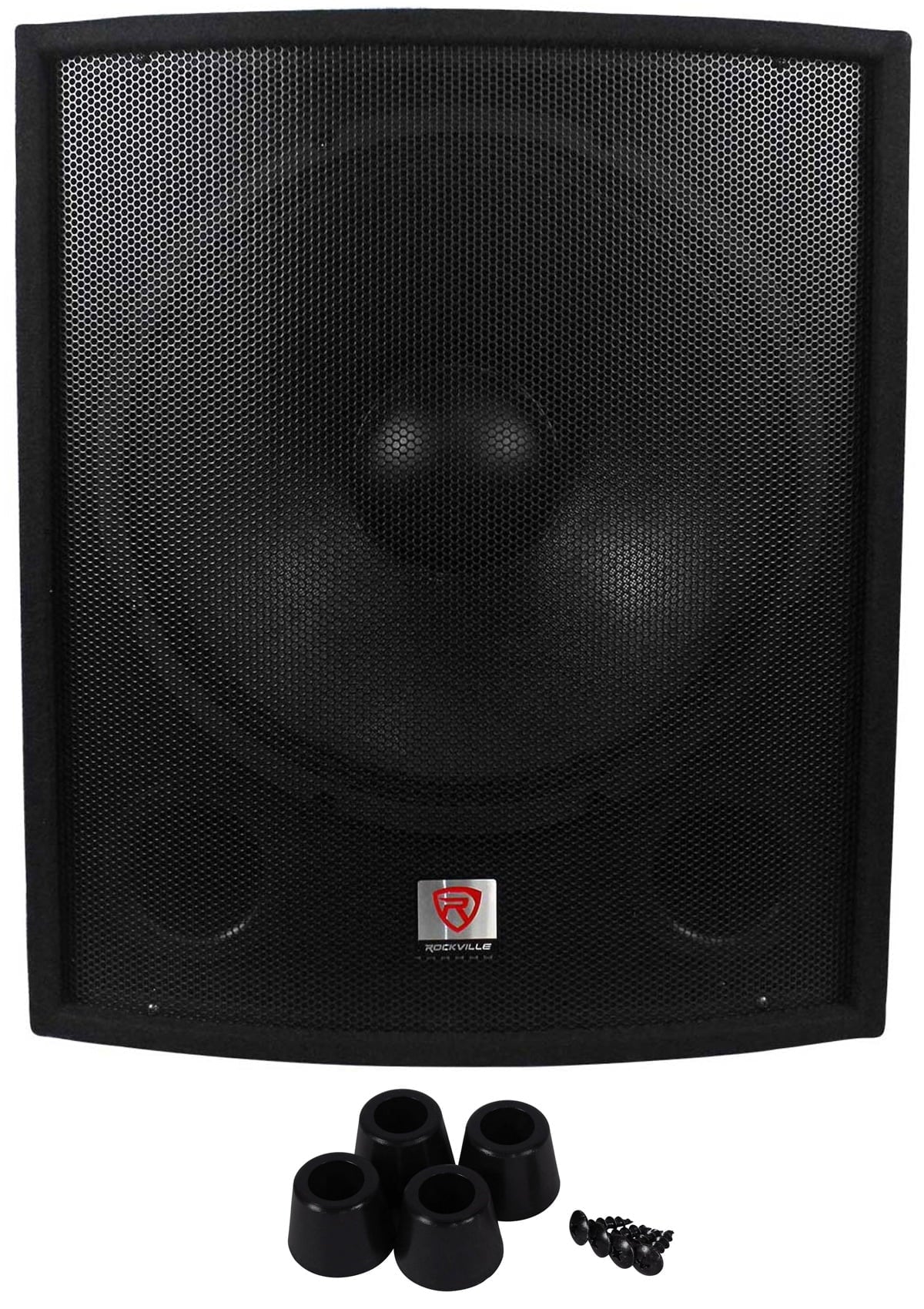 Pro PA Rockville Amplifier+Cable Subwoofer 2-Channel 18" SBG1188 Sub+5000w DJ