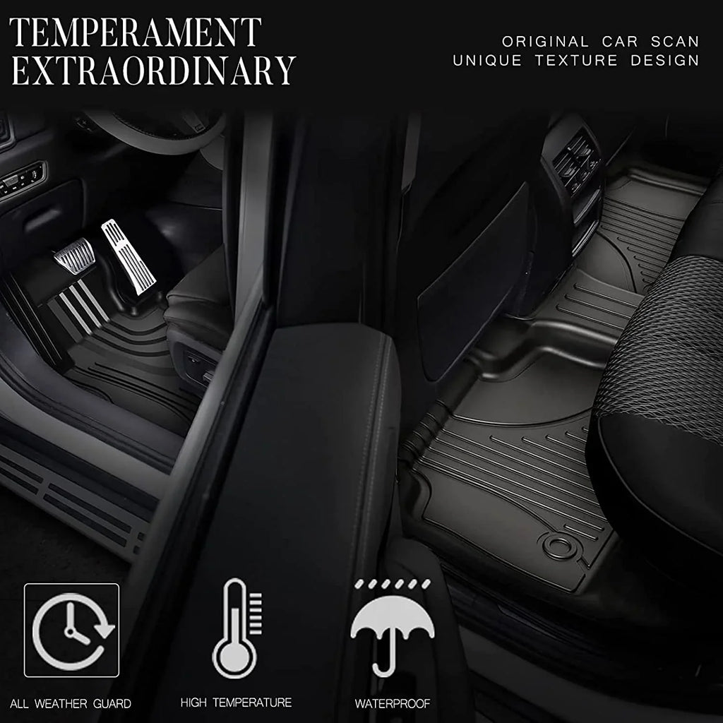 Fit & (Not 2017 2022 AOMSAZTO Floor 2021 2nd Row Compass Floor Model) 1st 2019 2020 Include Single Car 2018 Driver-Side Floor Automotive Jeep for Mats Hook All 2023, Weather 2017 Liners