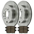 2010 and 2.5L Mazda Ceramic 2009 AWD Driver 2011 2007 Kit 2.3L for Passenger FWD Rotors AutoShack Pads and 2012 Replacement 2008 Brake CX-7 Rear Side