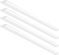 Fluorescent Commercial for LED Lights, Ultra Mount Equiv.], Office Flush Grade 5000K, Pack Wraparound Warehouse, Slim 12500LM, Strip 4 8 Light Garage T8 LED [6-lamp Foot QCAI Shop 110W 8FT Compact