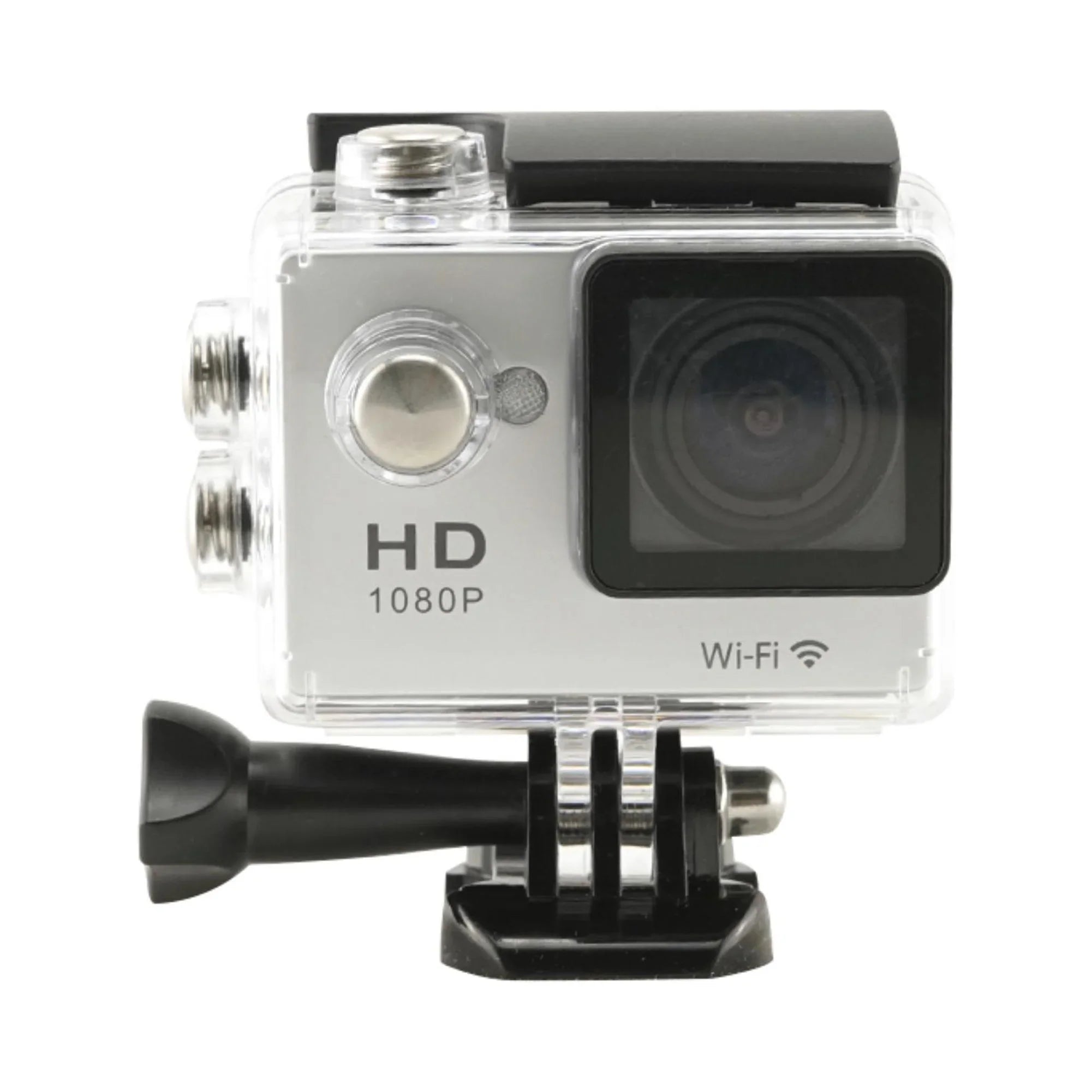 Included and Action with Crystal Adventure - WiFi Waterproof Video, Long-Lasting Record Case Our Every Clear Camera Sound, Silver 1080P