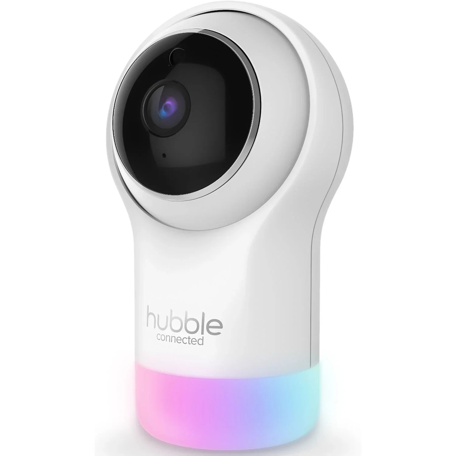 2 HD Connected White Grip with Pal Twin Glow+ in Hubble Cameras, Hubble Nursery Color and Screen,