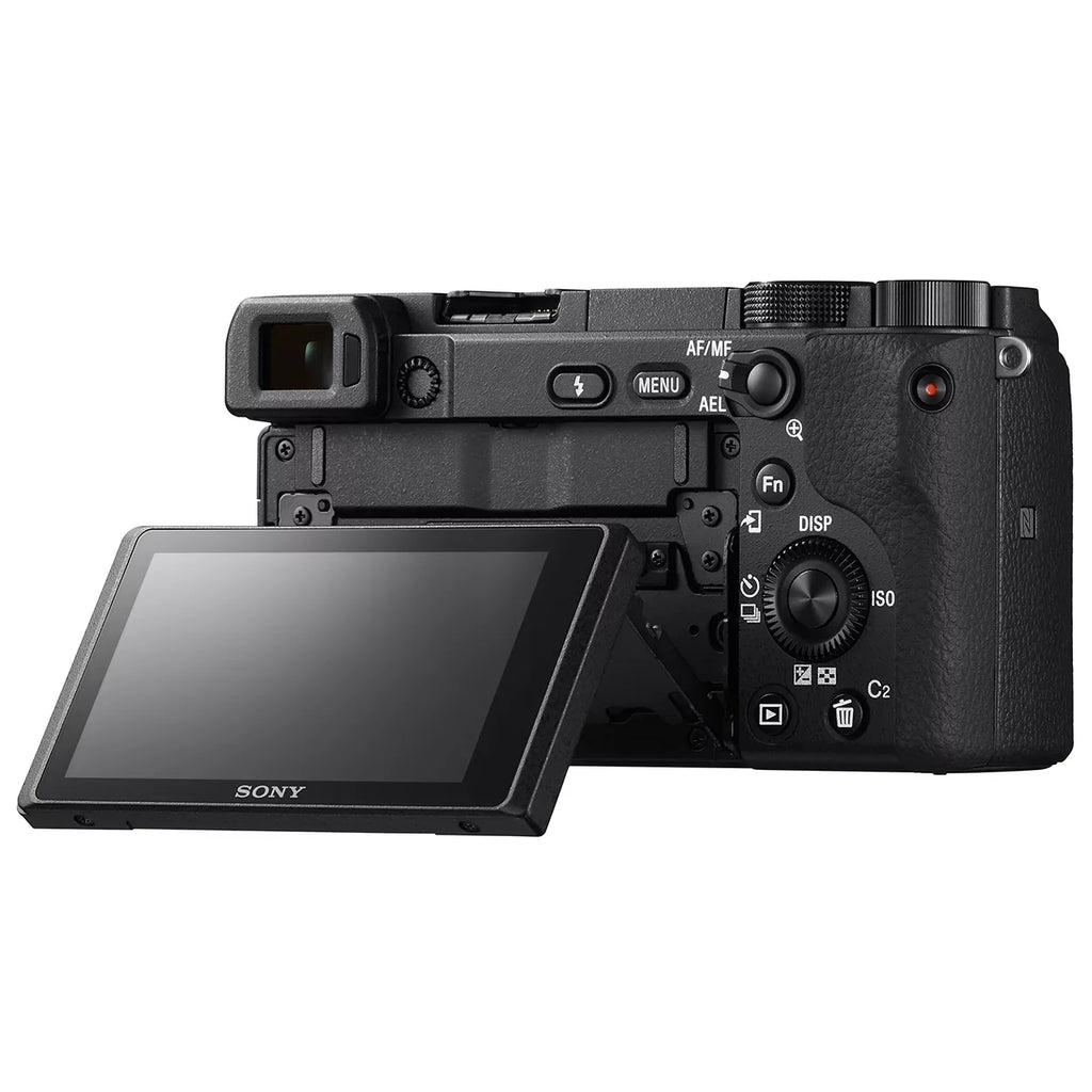 64GB Pro ILCE-6400 Paintshop APS-C 2018 E-Mount Lens, Bundle Mirrorless Card, Wide-Angle Camera and a6400 Interchangeable-Lens Camera f/4 Camera Zoom Memory 10-18mm Body Bag, with Battery Sony