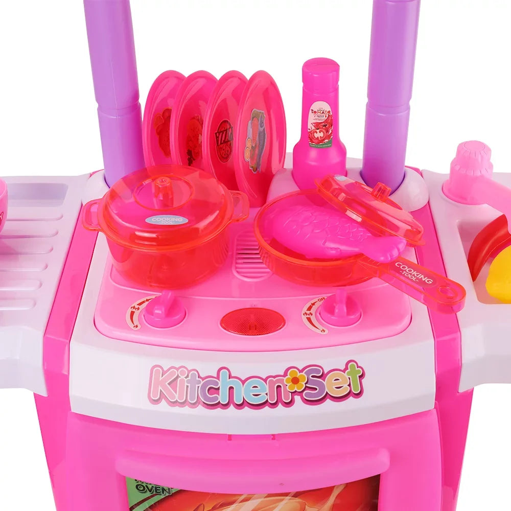 Pans and Pots Cooking with Play Chef's Utensils, Little Food, Kitchen Set Cups, Pretend