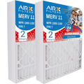 CLEAN White 1000, & AIR. Air Made AIRX Comparable 11 2 Premium USA 1200 Pack WICKED to Compatible FPR 20x25x5 20x25x5 Filter MPR FILTERS by MPR MERV FR2000U-108 Filter Rodgers 7 Furnace with